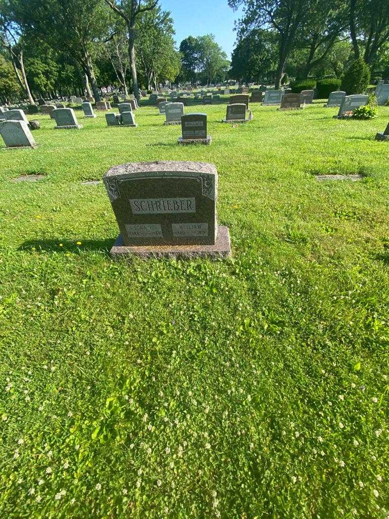 Lena C. Schrieber's grave. Photo 1