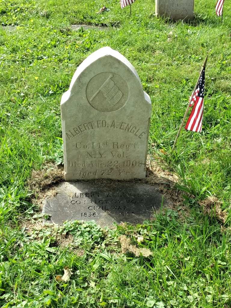 Albert Ed. A. Engle's grave. Photo 2