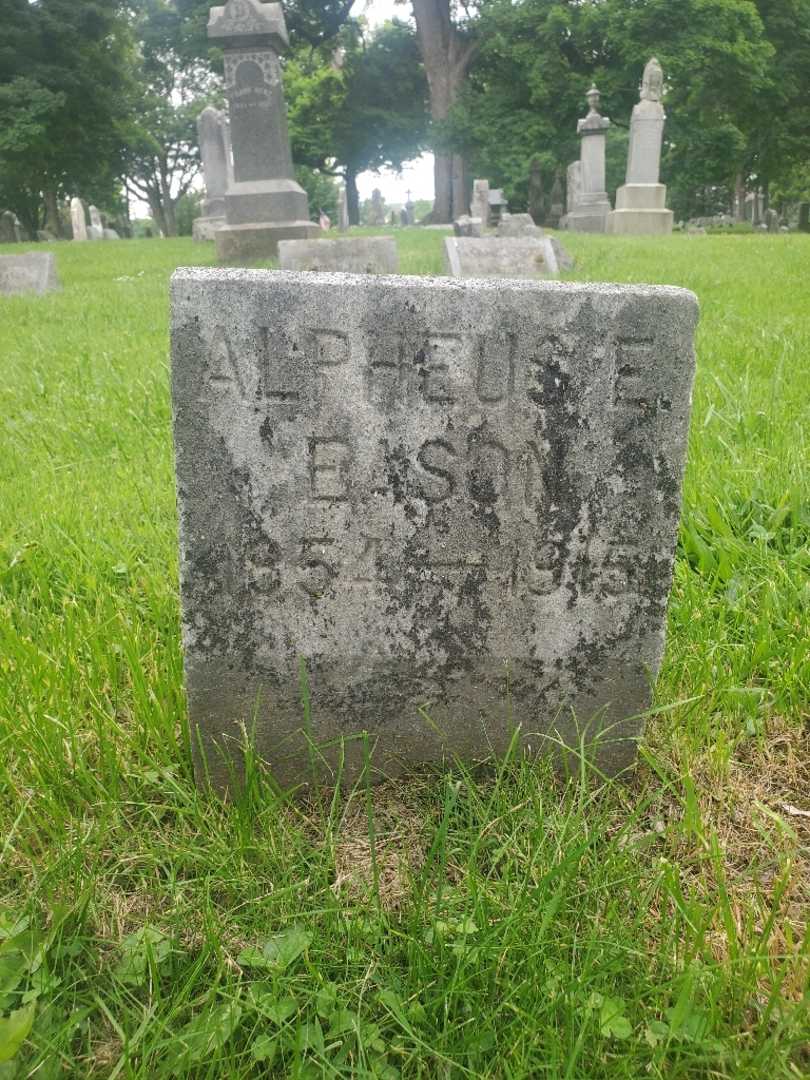 Alpheus E. Eason's grave. Photo 4