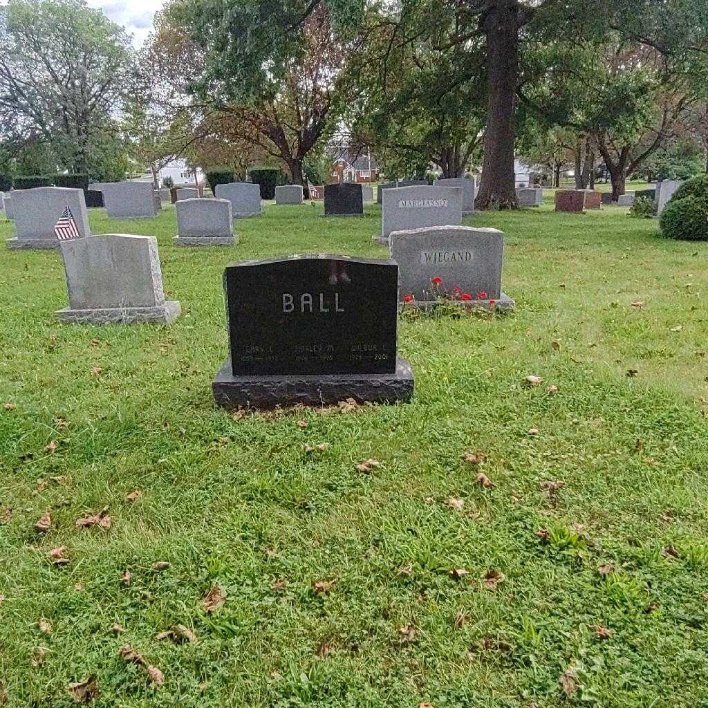 Gary L. Ball's grave. Photo 1