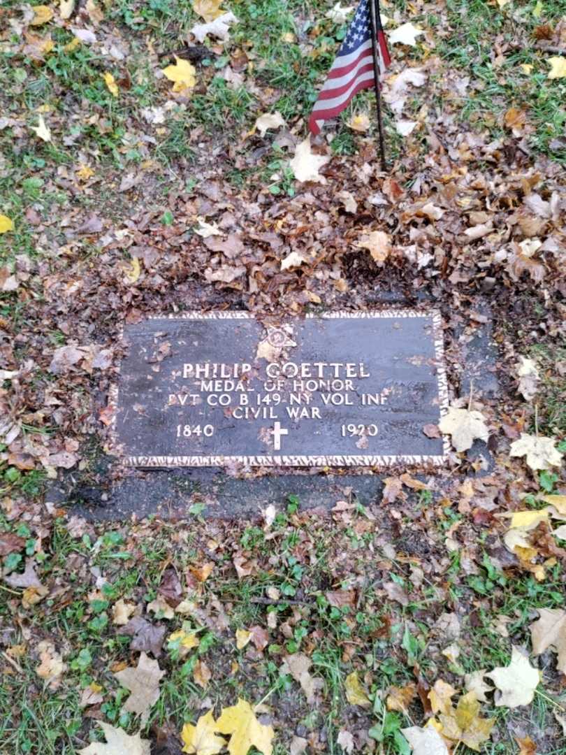 Philip Goettel's grave. Photo 2