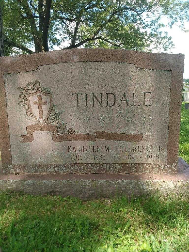 Clarence B. Tindale's grave. Photo 3