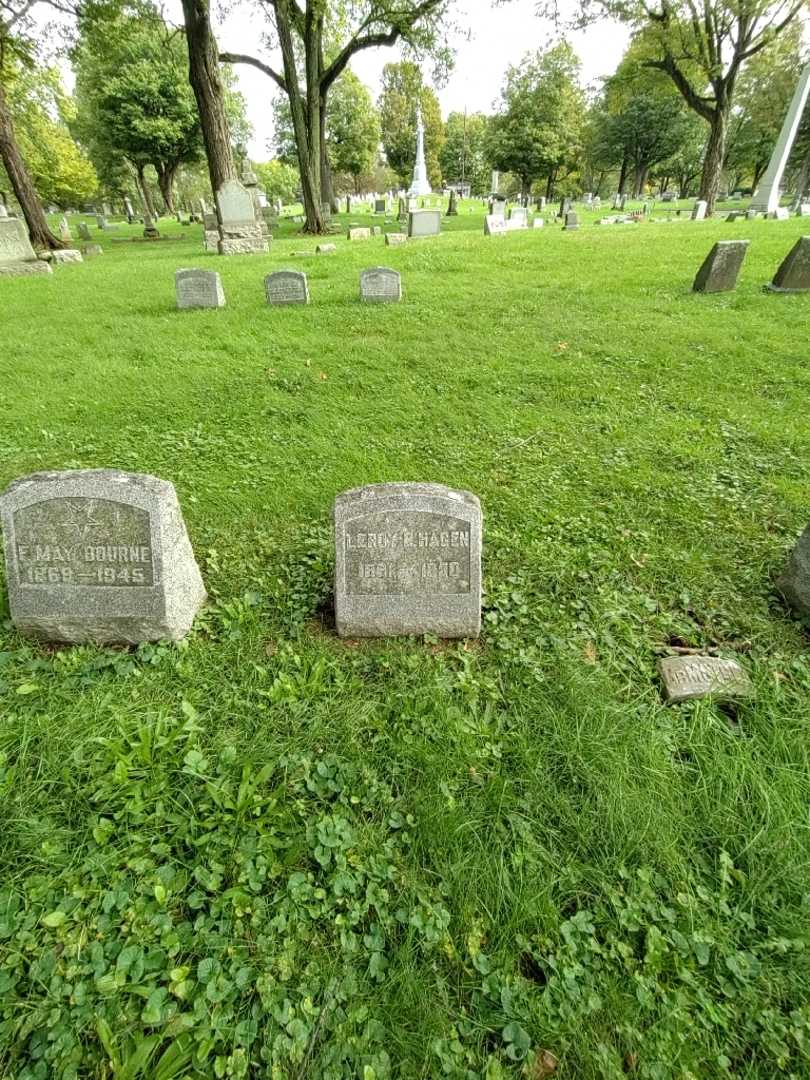 Leroy B. Hagen's grave. Photo 1