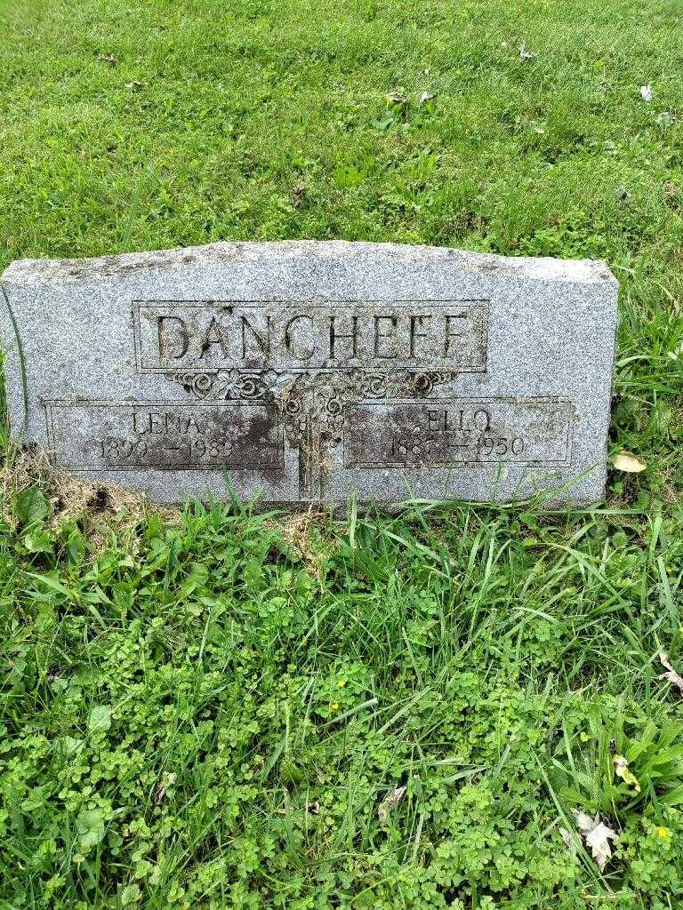 Ello Dancheff's grave. Photo 2