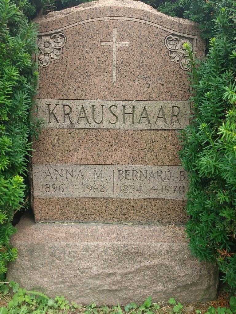 Bernard B. Kraushaar's grave. Photo 3