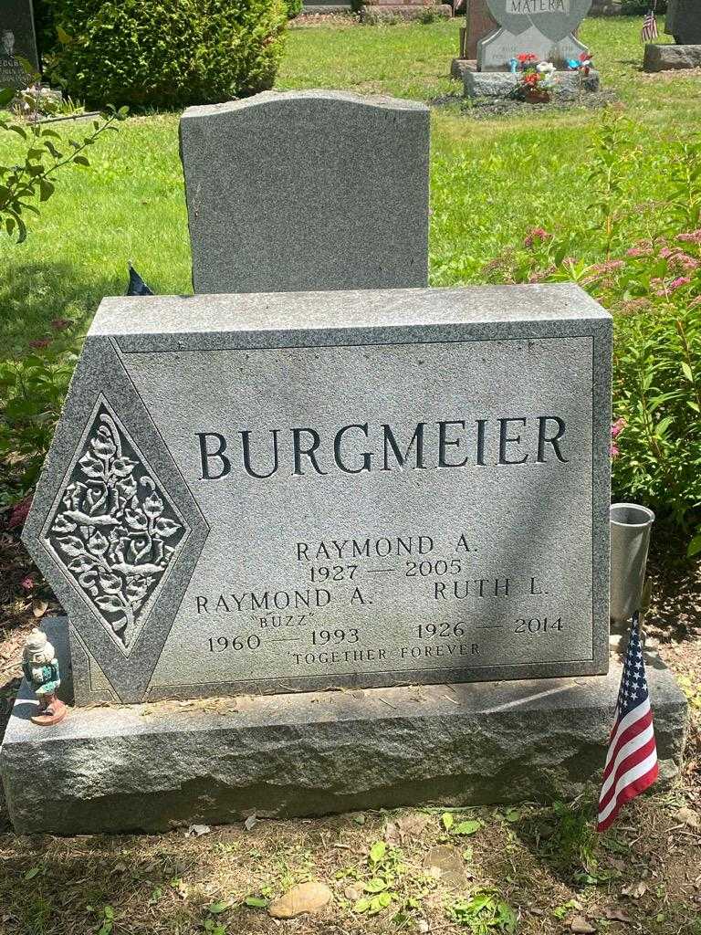 Raymond A. "Buzz" Burgmeier's grave. Photo 3