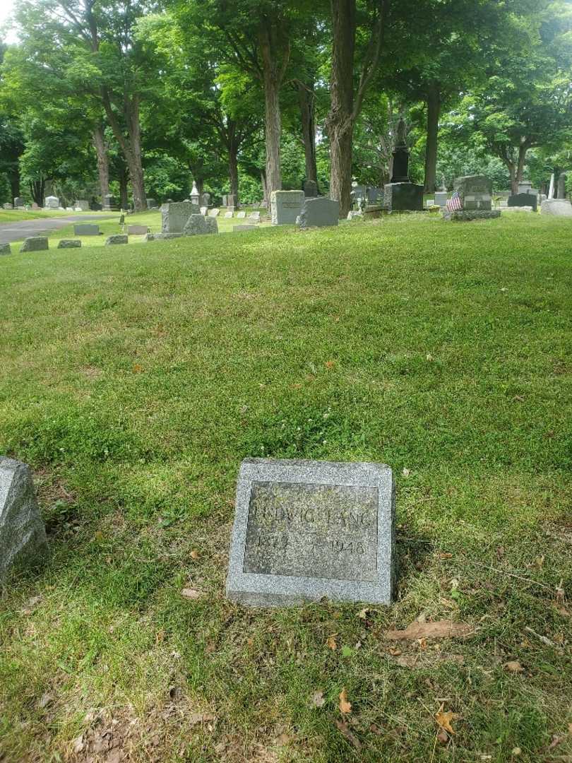 Ludwig Lang's grave. Photo 1