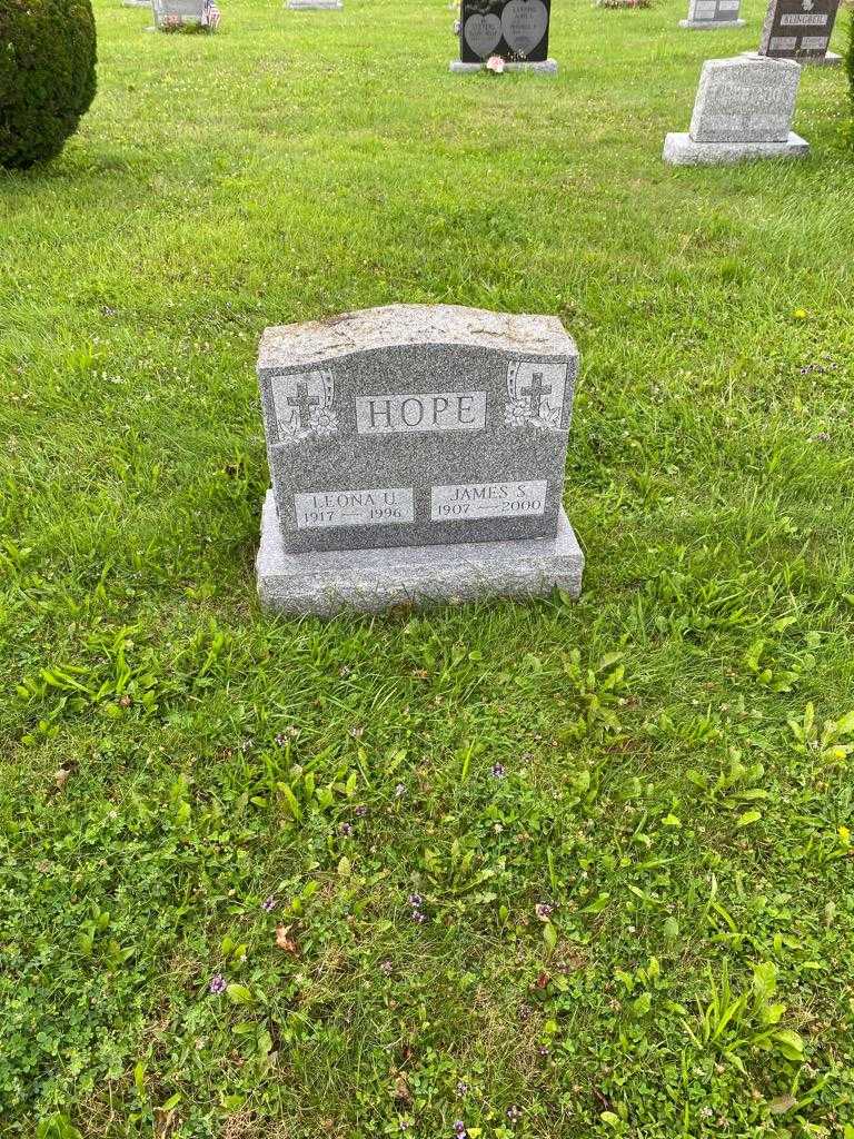 James S. Hope's grave. Photo 2