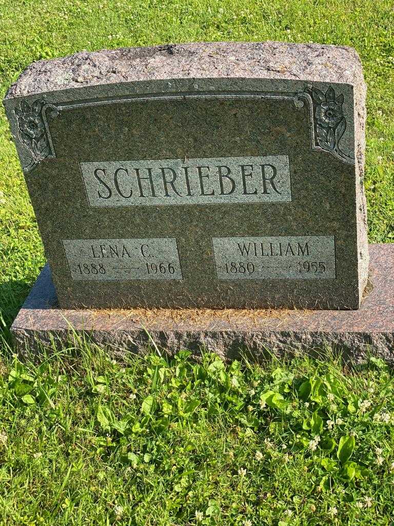 Lena C. Schrieber's grave. Photo 3