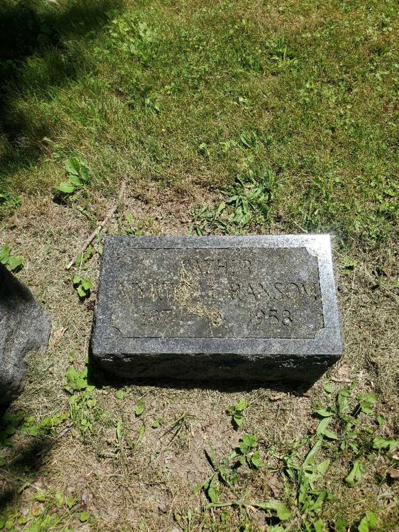 Myrton E. Ransom's grave. Photo 2