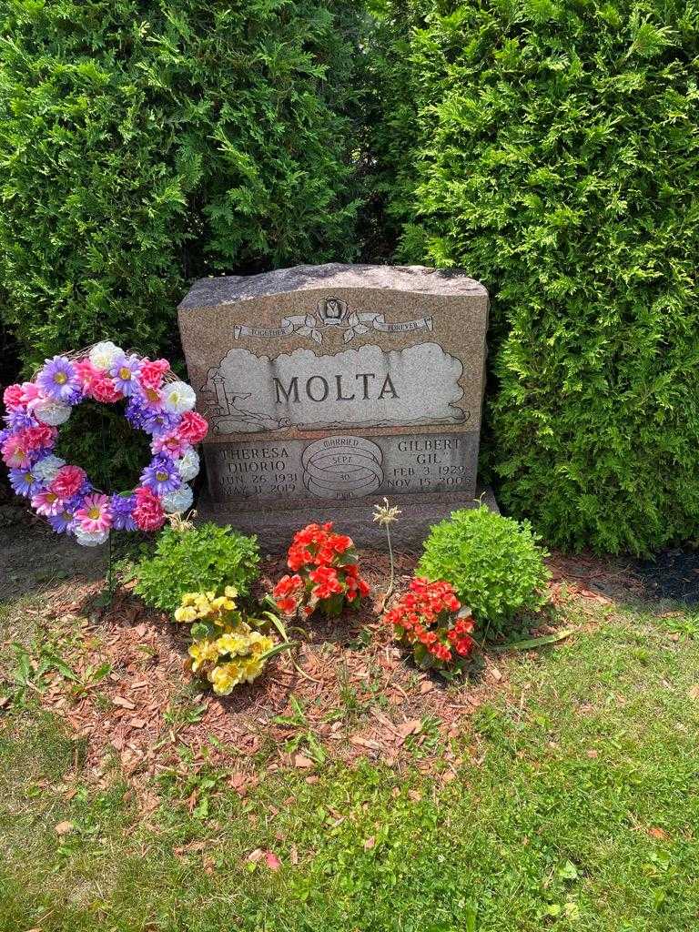 Gilbert "Gil" Molta's grave. Photo 2
