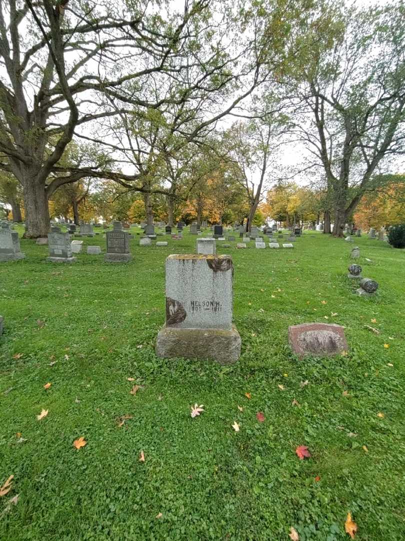 Nelson Horace Flagg's grave. Photo 1