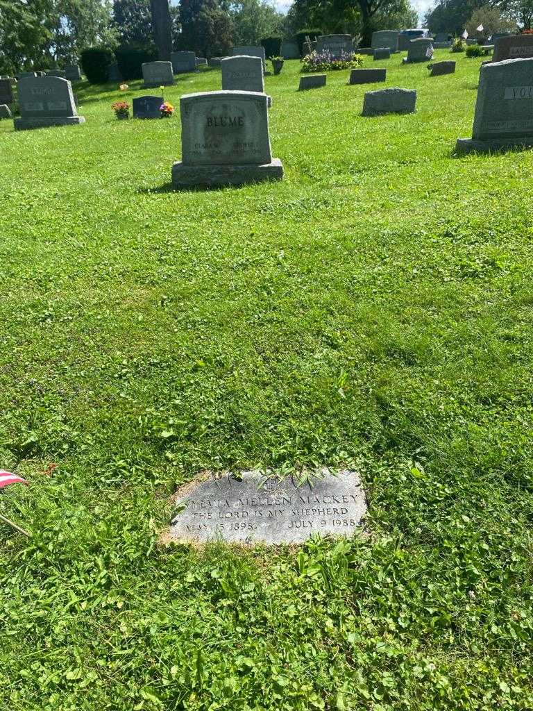 Sylvia Mellen Mackey's grave. Photo 2