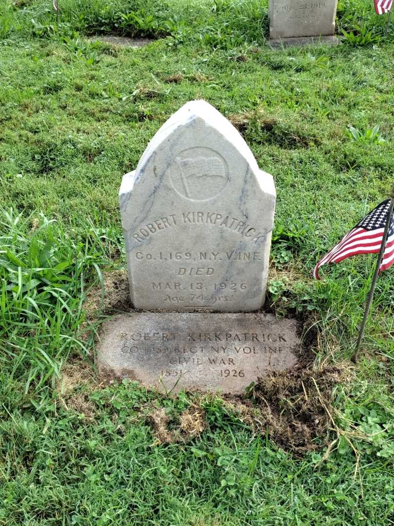 Robert Kirkpatrick's grave. Photo 2
