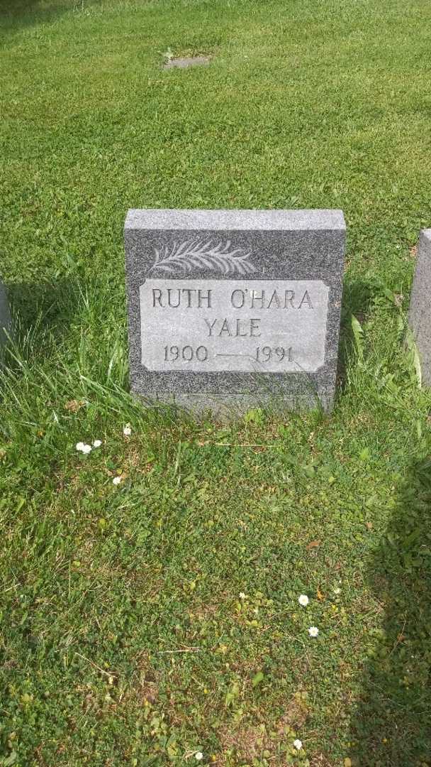 Ruth O'Hara-Yale's grave. Photo 3