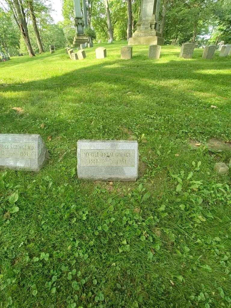 Myrtle O'Neal George's grave. Photo 1