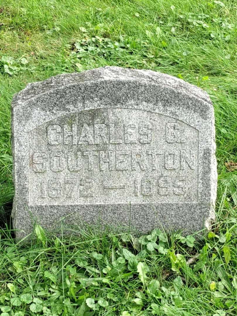 Charles G. Southerton's grave. Photo 3