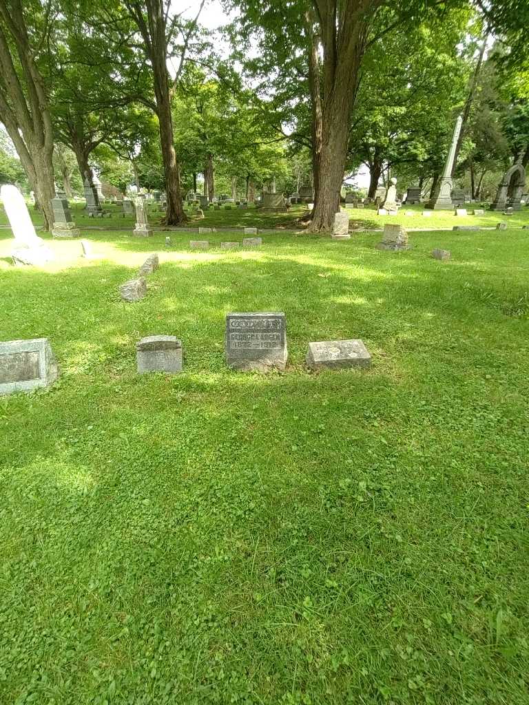 George J. Lauger's grave. Photo 1
