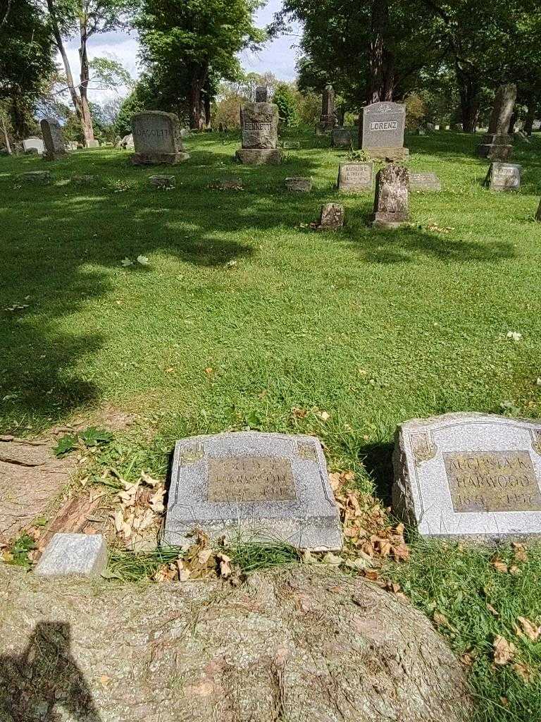 Fred E. Harwood's grave. Photo 1