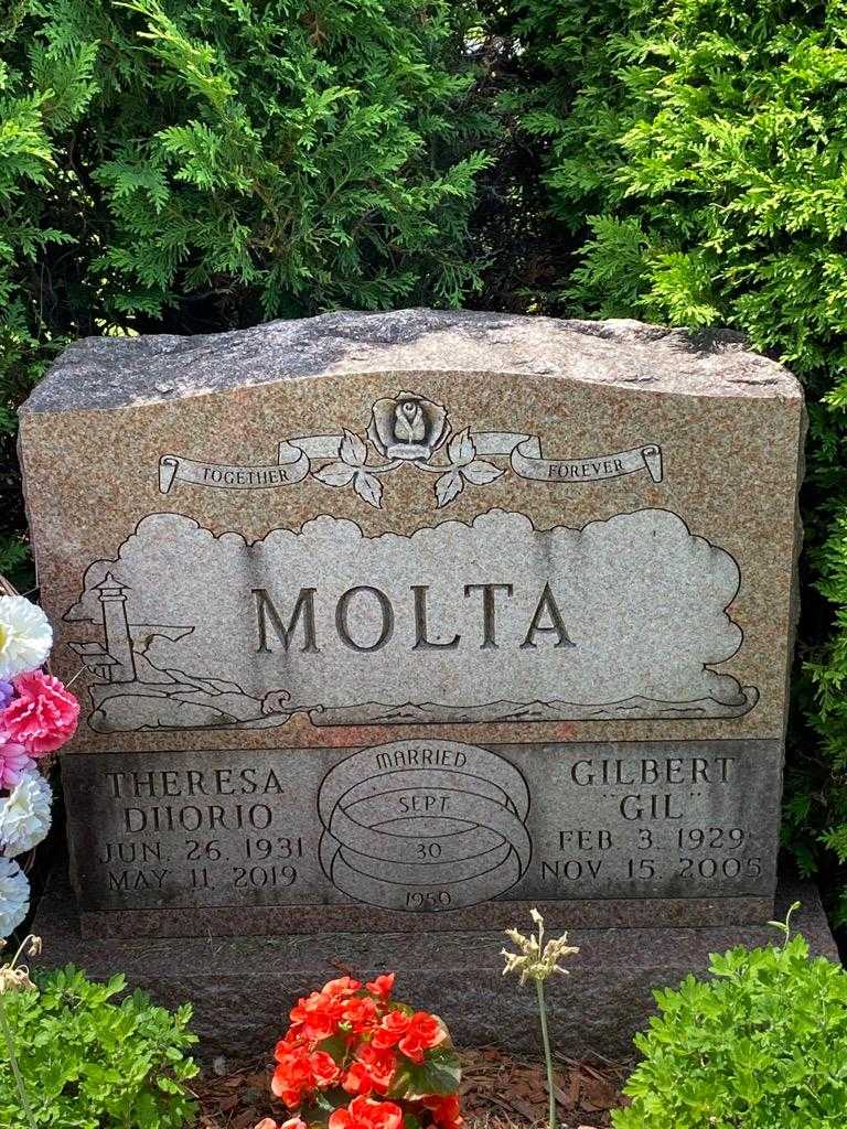 Gilbert "Gil" Molta's grave. Photo 3