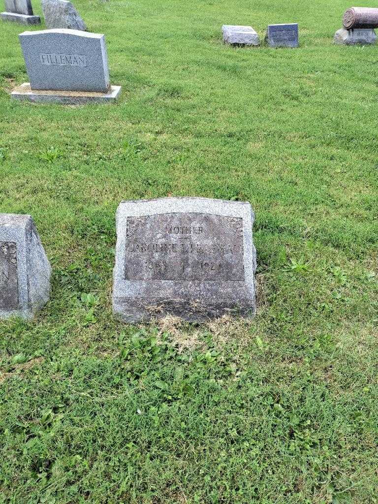 Caroline E. Filleman's grave. Photo 2