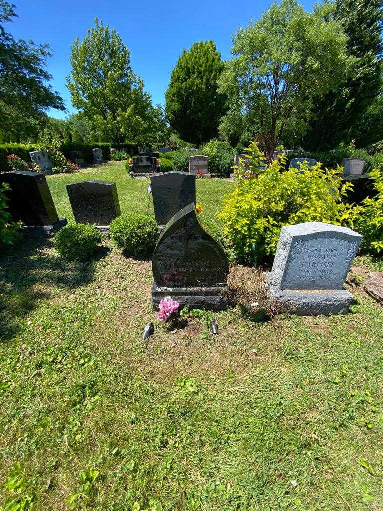 Annie Mae Thompson-Freeman's grave. Photo 1