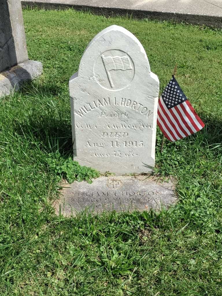 William I. Horton's grave. Photo 2