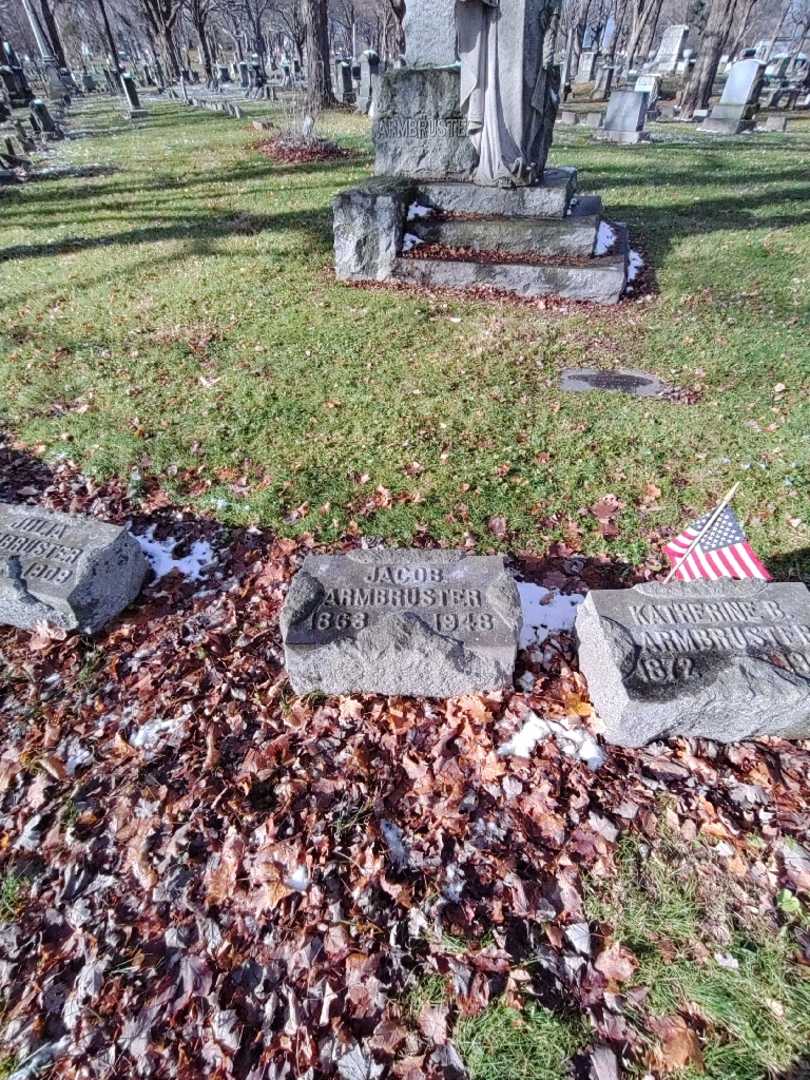 Jacob Armbruster's grave. Photo 1