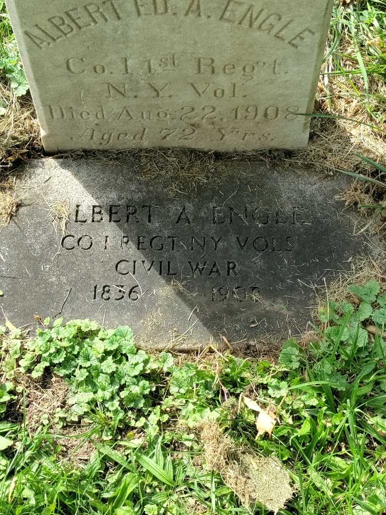 Albert Ed. A. Engle's grave. Photo 4