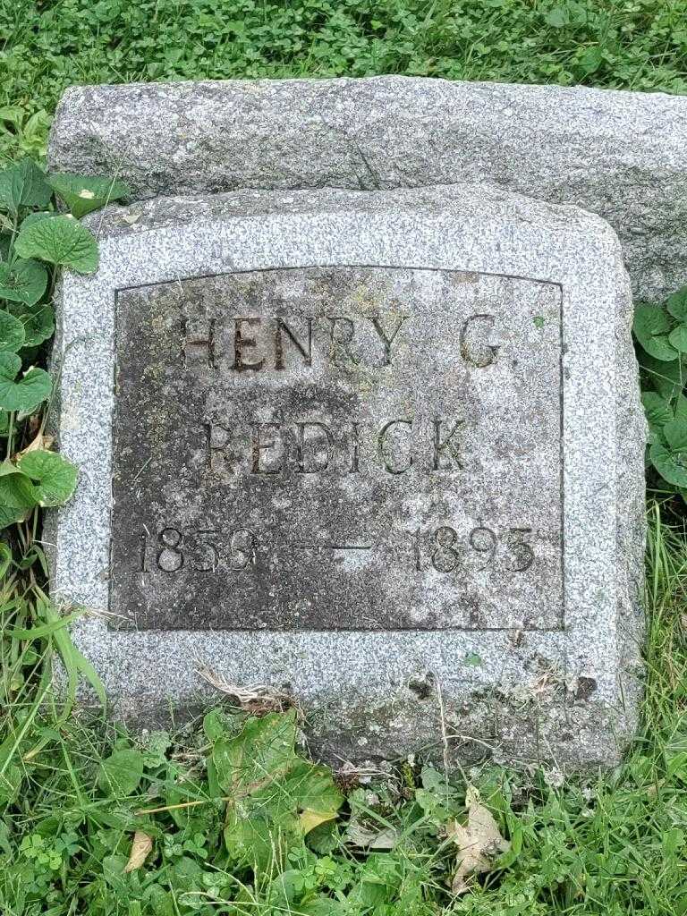 Henry G. Redick's grave. Photo 3