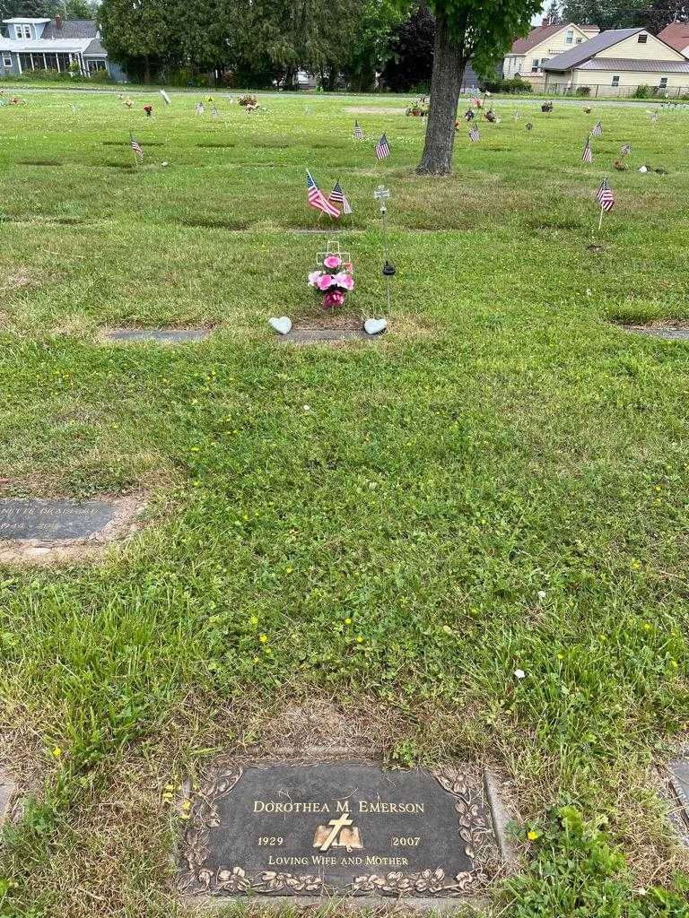 Dorothea M. Emerson's grave. Photo 2