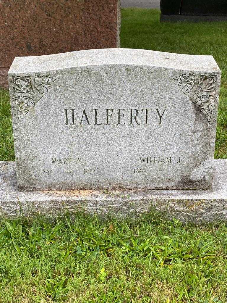 William J. Halferty's grave. Photo 3