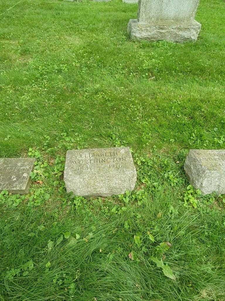 Elizabeth Worthington's grave. Photo 2