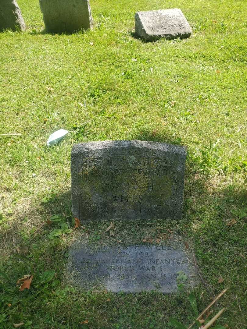 Lofton H. Wells's grave. Photo 3