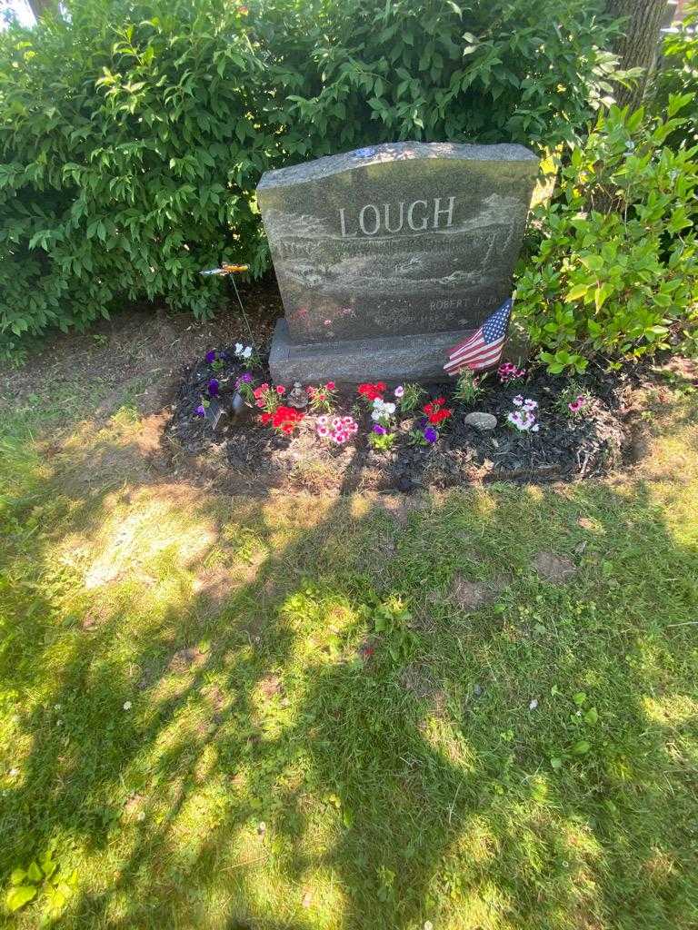 Robert J. Lough Junior's grave. Photo 1