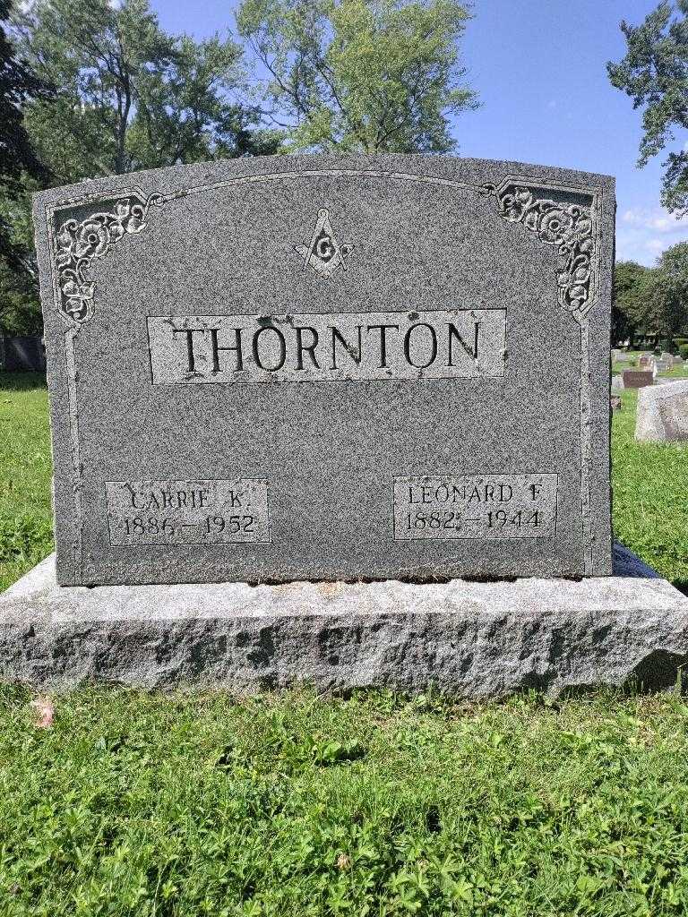 Carrie K. Thornton's grave. Photo 3