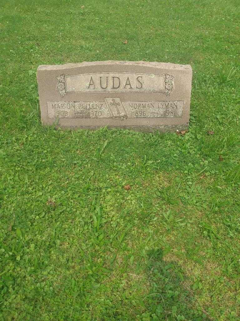 Marion Pellenz Audas's grave. Photo 1