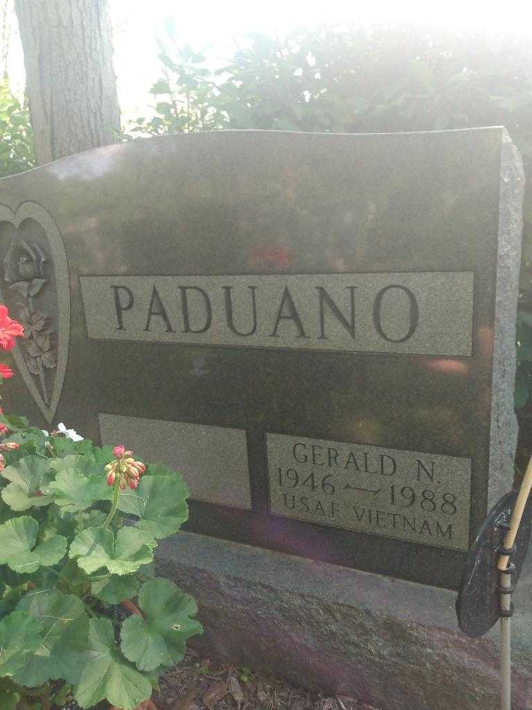 Gerald N. Paduano's grave. Photo 3