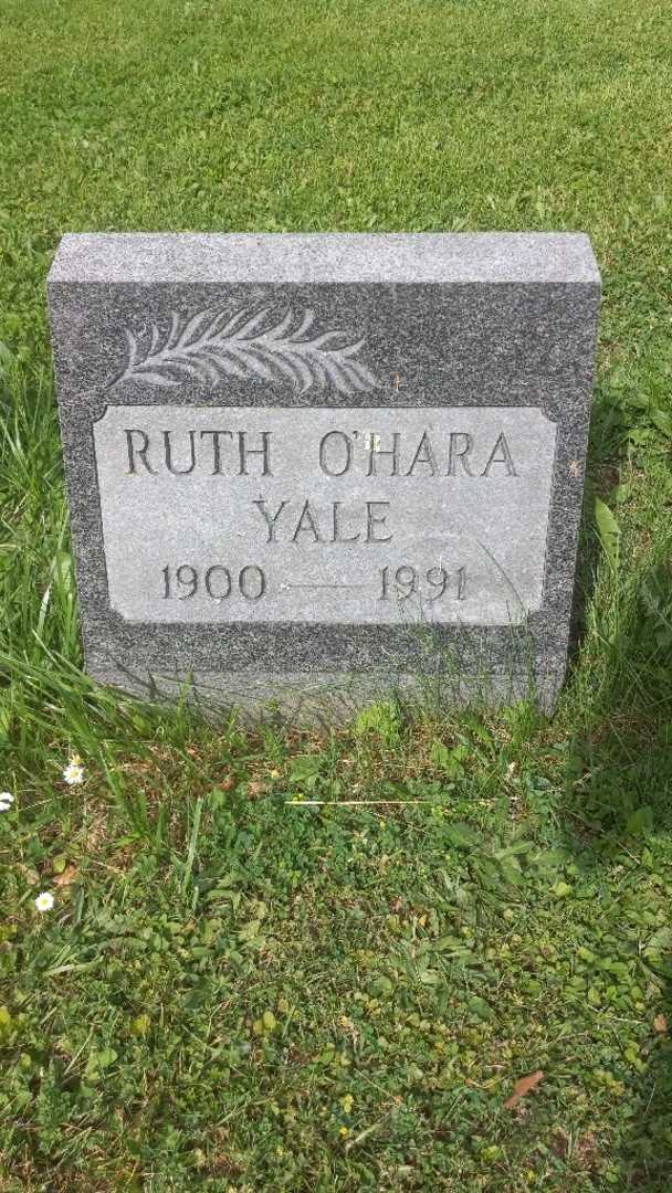 Ruth O'Hara-Yale's grave. Photo 4