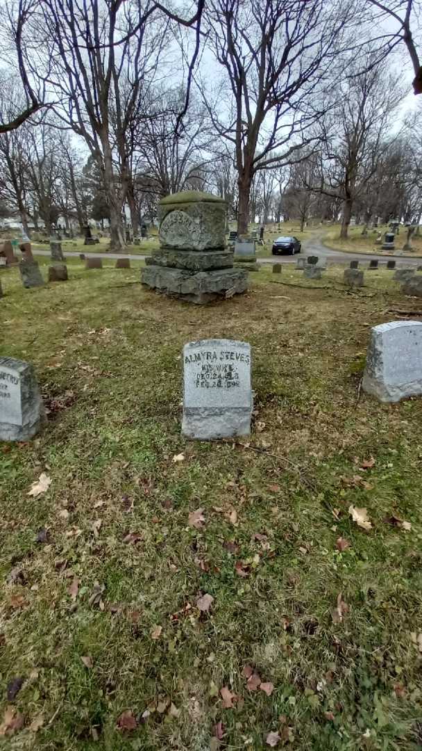 Almyra Steves Kimberly's grave. Photo 2