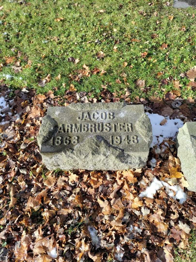 Jacob Armbruster's grave. Photo 2