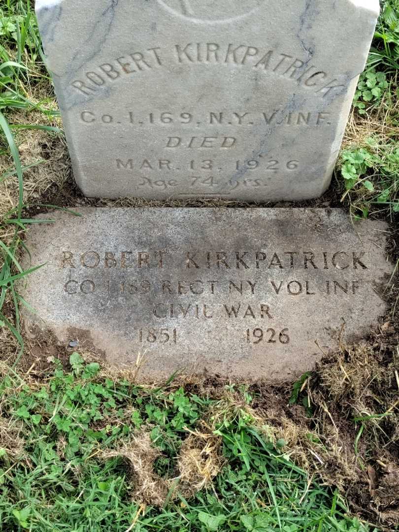 Robert Kirkpatrick's grave. Photo 4