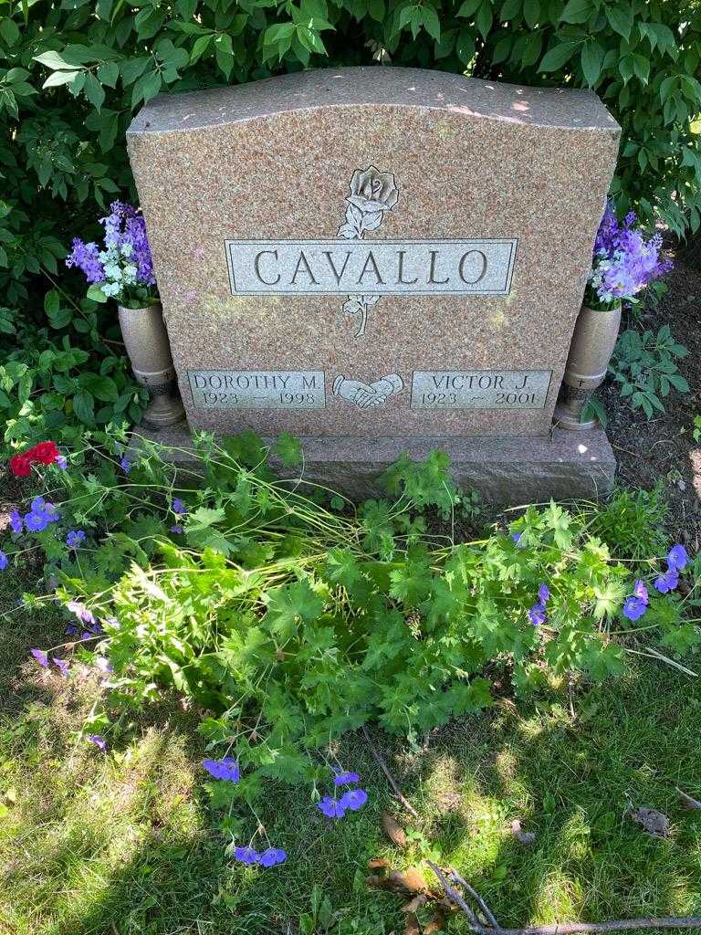 Victor J. Cavallo's grave. Photo 2
