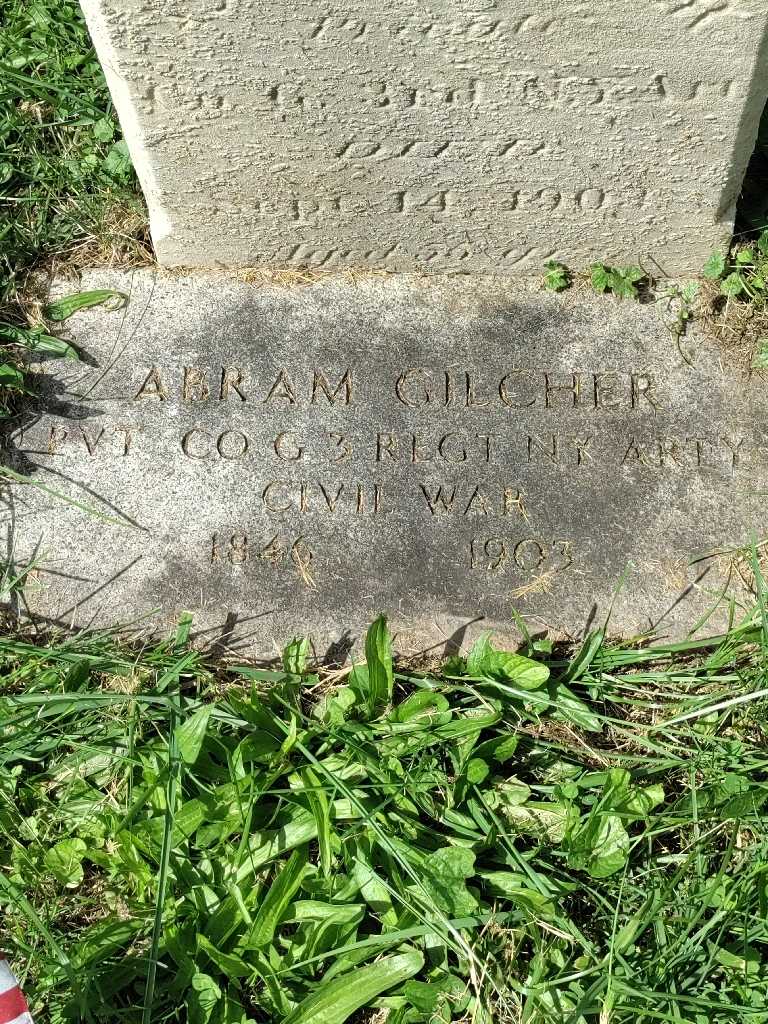 John Abram Gilcher's grave. Photo 4