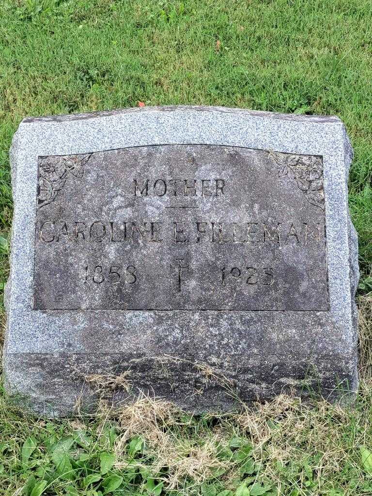 Caroline E. Filleman's grave. Photo 3