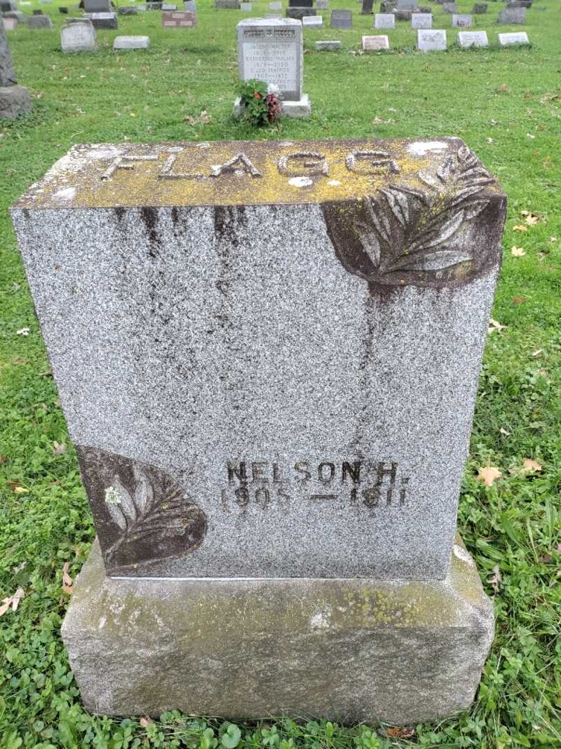 Nelson Horace Flagg's grave. Photo 3
