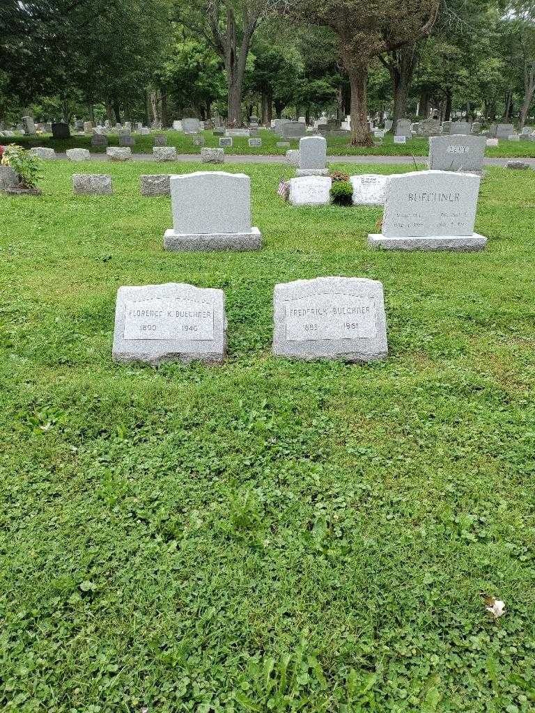 Florence K. Buechner's grave. Photo 1