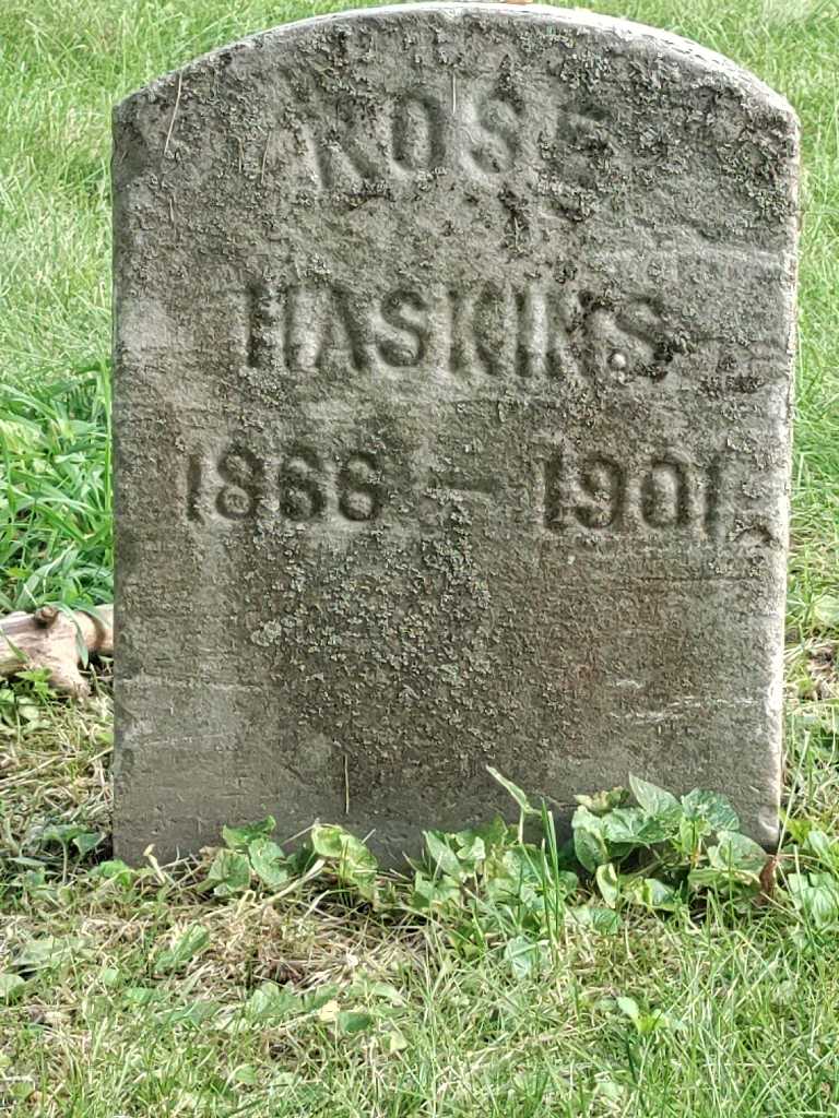 Rose D. Haskins's grave. Photo 3