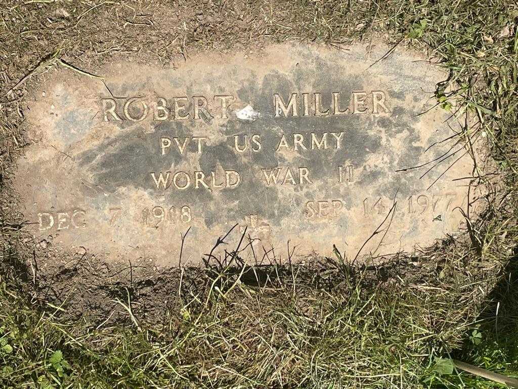 Robert Miller's grave. Photo 1