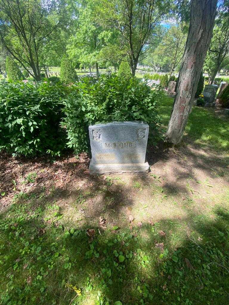 John E. McComb's grave. Photo 1